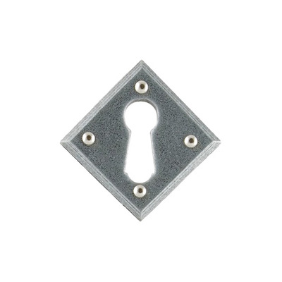 From The Anvil Standard Profile Diamond Escutcheon, Pewter - 33613 PEWTER