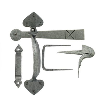 From The Anvil Gothic Thumblatch, Pewter - 33638 PEWTER