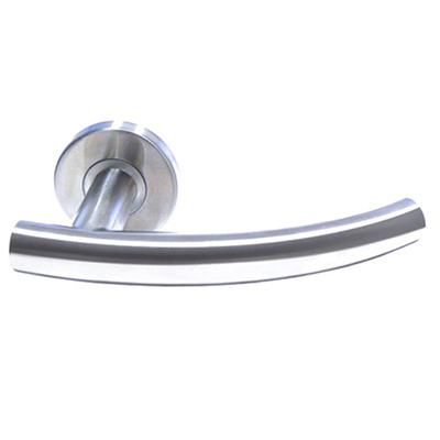 Reverse Arch, Polished Or Satin Stainless Steel Door Handles - CH799 (sold in pairs) SATIN STAINLESS STEEL