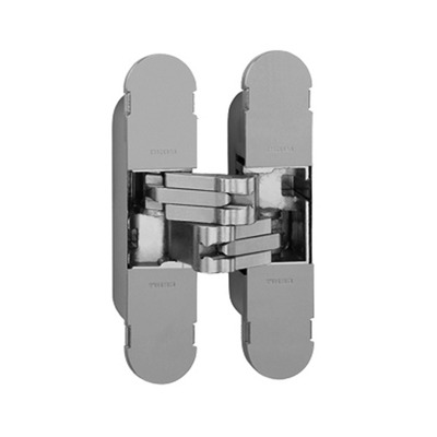 Eurospec Ceam 3D Concealed Hinge 1129 (100mm x 22mm), Various Finishes - CI001129 BRASS PLATED - 100mm x 22mm