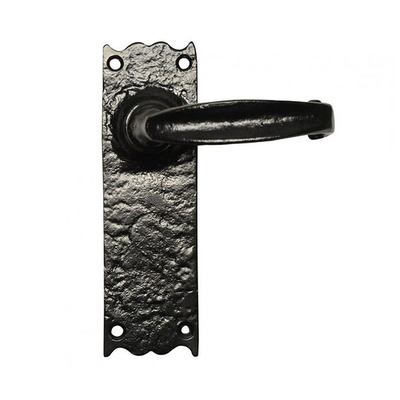 Kirkpatrick Black Antique Malleable Iron Lever Handle - AB2454 (sold in pairs) BATHROOM