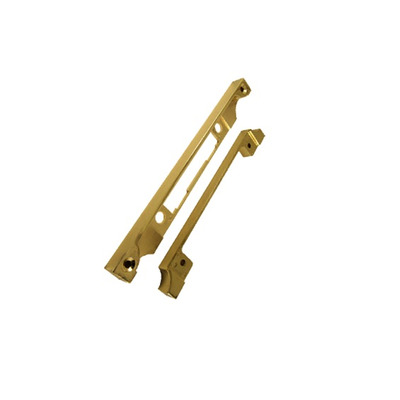Heritage Brass Rebate Set For 3 Lever Sash Locks YKSL, Polished Brass Finish - YKRBS37 POLISHED BRASS