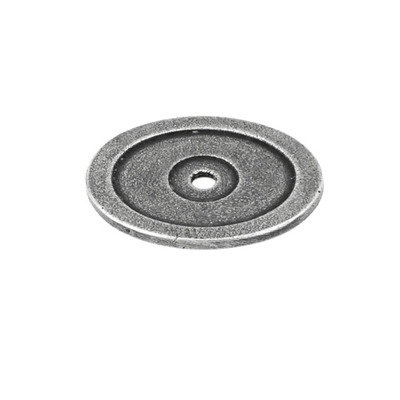 Finesse Oval Backing Plate (30mm Diameter), Pewter - PBP012 PEWTER - 30mm DIAMETER
