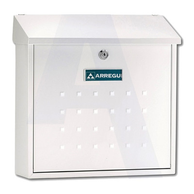 Arregui Premium Maxi Mailbox (120mm x 360mm x 100mm), White - L27346 WHITE