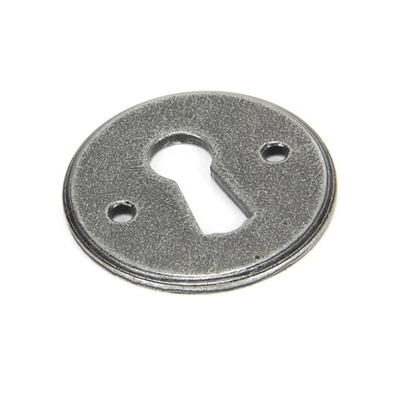 From The Anvil Round Standard Profile Regency Escutcheon, Pewter - 45123 PEWTER