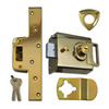Banham L2000 Rimlock, Polished Brass - L15416 POLISHED BRASS