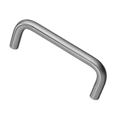 Access Hardware D Shaped Tubular Cabinet handle (100mm Or 150mm C/C), Satin Stainless Steel - P120041S SATIN STAINLESS STEEL - 150mm c/c