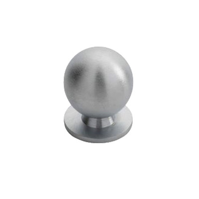 Carlisle Brass Fingertip Ball Cupboard Knob, Satin Chrome - CH6SC SATIN CHROME - 25mm