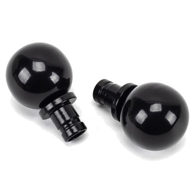 From The Anvil Ball Curtain Finial, Black - 49899 (Sold in pairs) BLACK