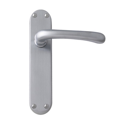 Intelligent Hardware Palace Door Handles On Backplate, Polished Chrome OR Satin Chrome - PAL.01 (sold in pairs)  POLISHED CHROME - BATHROOM
