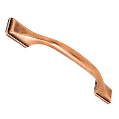 Hafele Shapes D Cabinet Pull Handles (128mm c/c), Antique Copper - 110.22.277 ANTIQUE COPPER - 128mm c/c