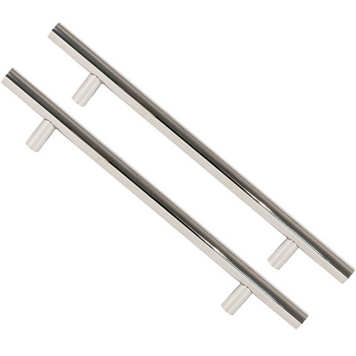 From The Anvil Back To Back Fix T Bar Pull Handle (32mm Diameter), Grade 316 Polished Stainless Steel - 50241 (sold in pairs) POLISHED STAINLESS STEEL - 1500mm