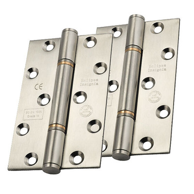 Eclipse Insignia Trust 5 Inch Self Lubricating Hinge, Satin Stainless Steel - 14107SSS (sold in pairs) 5 INCH - SATIN STAINLESS STEEL