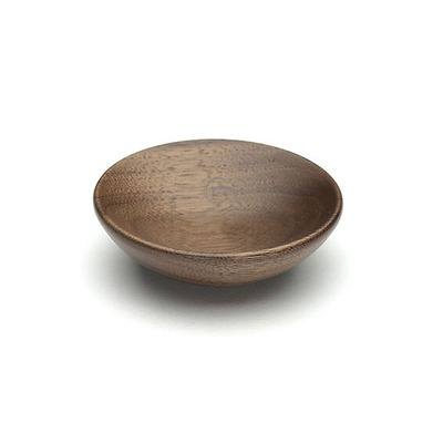 Heritage Brass Wooden Cabinet Knob Bowl Design (65mm Diameter), Walnut Finish - W4328-65-WAL WALNUT FINISH - 65mm