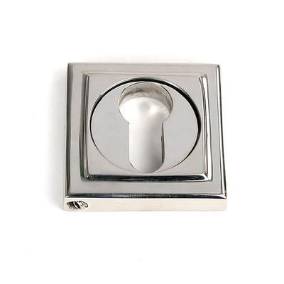 From The Anvil Euro Profile Square Escutcheon, Polished Marine Stainless Steel - 49879 POLISHED MARINE STAINLESS STEEL