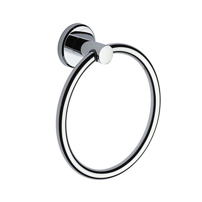 Heritage Brass Oxford Wall Mounted Towel Ring, Polished Chrome - OXF-RING-PC POLISHED CHROME