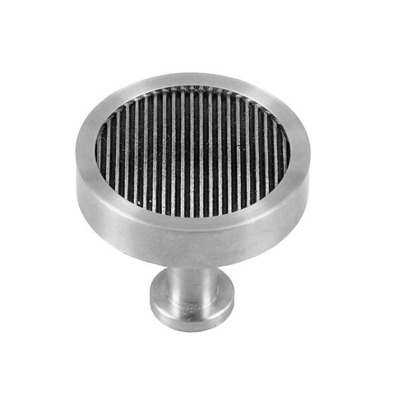 Finesse Immix Reed Cabinet Knob (40mm Diameter), Stainless Steel - IMX2006-S STAINLESS STEEL
