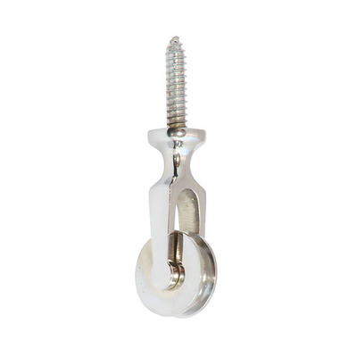 Prima Screw In Pulley For Butlers Bell (55mm Projection Not Including Screw), Polished Chrome - BH1011CBC POLISHED CHROME