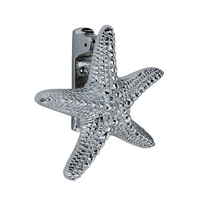 Spira Brass Starfish Door Knocker (155mm x 155mm), Polished Chrome - SB4112PC POLISHED CHROME