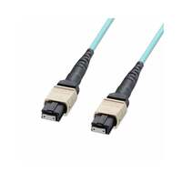 Image of Lindy 50m MPO Fibre Optic Cable, 50/125m OM3, Method A