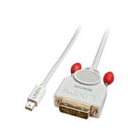 Image of Lindy 1m Mini DisplayPort to DVI Cable, White