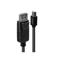 Image of Lindy 2m Mini DisplayPort Male to DisplayPort Male, Black
