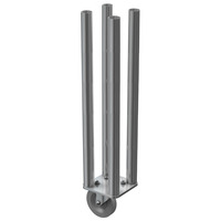 4 Way Round Legs with Castor – 0.9m