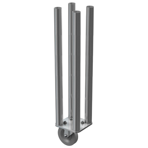 4 Way Round Legs with Castor - 0.9m