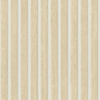 Wood Slats Heavyweight Vinyl Wallpaper Beige / White AS Creation 39109-7