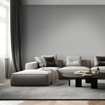 Venezia Texture Vinyl Wallpaper Grey / Silver Muriva M67309
