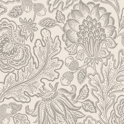 Fernhurst Floral Trail Wallpaper Silver Belgravia 1110
