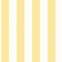 Image of Just Kitchens Awning Stripe Wallpaper Yellow White Galerie G45400