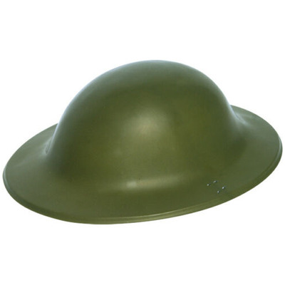 WW2 Dads Army Soldier Plastic Helmet Tommy Hat - Choose Amount - TWELVE