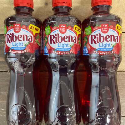 6x Ribena Light Strawberry Juice Drink (6x500ml)