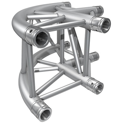 Global Truss F34 2 Way 90 Degree Round Corner Quatro 50mm