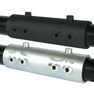 Doughty Black Anodise Solid Tube Joiner