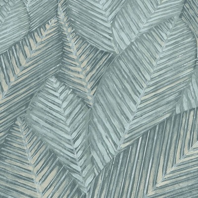 Martinique Leaf Textured Vinyl Wallpaper Sage Erismann 10391-35
