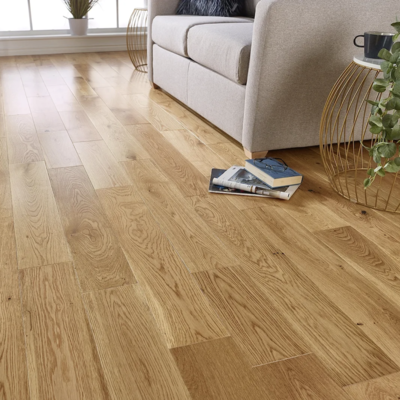 Nature 18/5 x 125mm Natural Lacquered Oak Engineered Wood Flooring