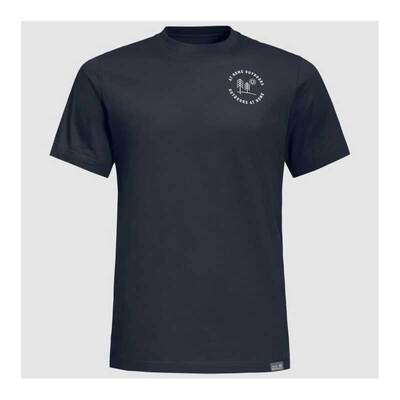 Jack Wolfskin Mens Freedom in Nature Organic T-Shirt - Night Blue
