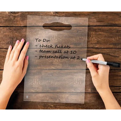 Nobo Handheld Acrylic Memo Board