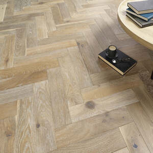 Lusso Novara Herringbone Smoked Grey Engineered Oak
