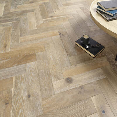 Lusso Novara Herringbone Smoked Grey Engineered Oak – Lusso