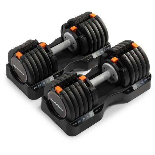 NordicTrack 25kg Select A Weight Adjustable Dumbbell Set