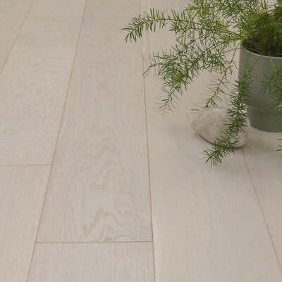 Lusso Novara Luxe Snowdrift White Oiled Oak Engineered Wood Flooring – Lusso