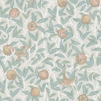 William Morris At Home Bird & Pomegranate Wallpaper Duck Egg 124261