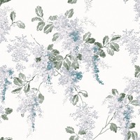 Laura Ashley Mirabelle Wallpaper Pale Seaspray 130106