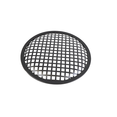 8" Metal Speaker Grille Black PVC Trim