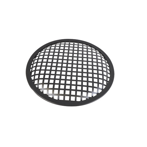 8" Metal Speaker Grille Black PVC Trim