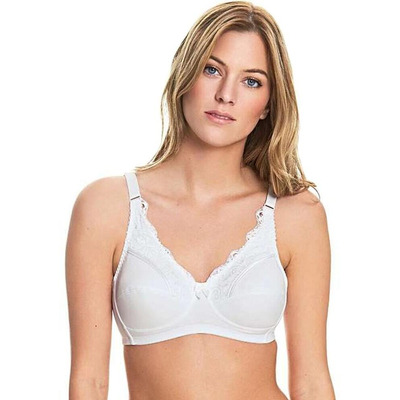 Royce Jasmine Support Bra - White - 34B
