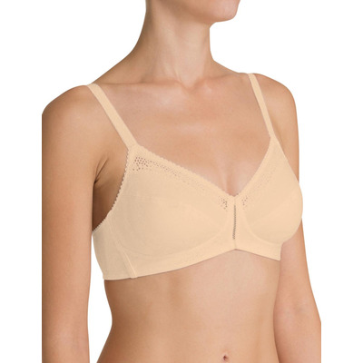 Triumph Cotton Beauty Non Wired Bra - Teint - 34C
